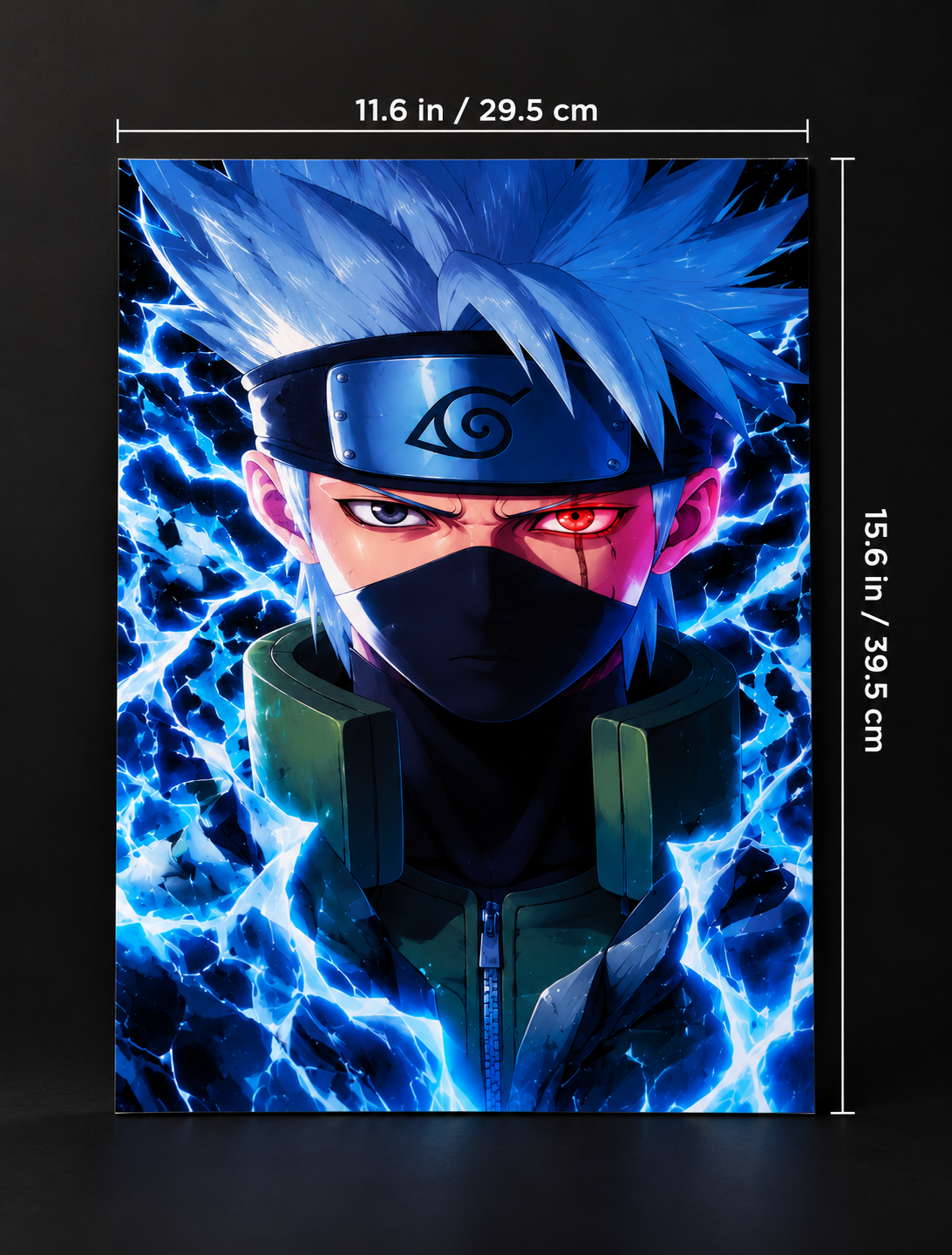 Lenticular anime poster size: 11.6 x 15.6 in (29.5 x 39.5 cm)