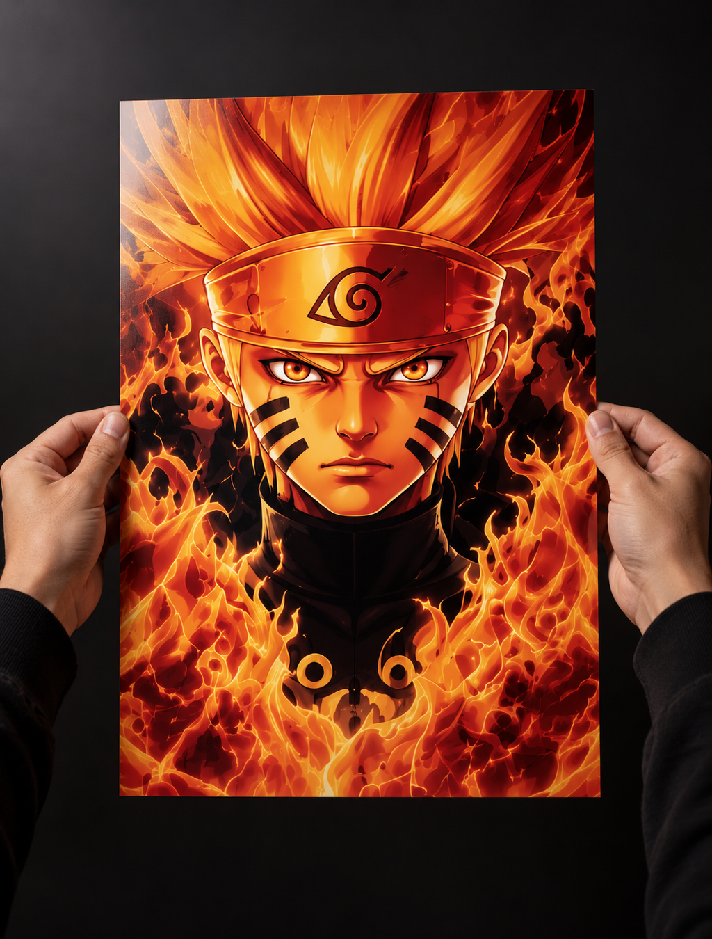 3-in-1 lenticular anime wall art